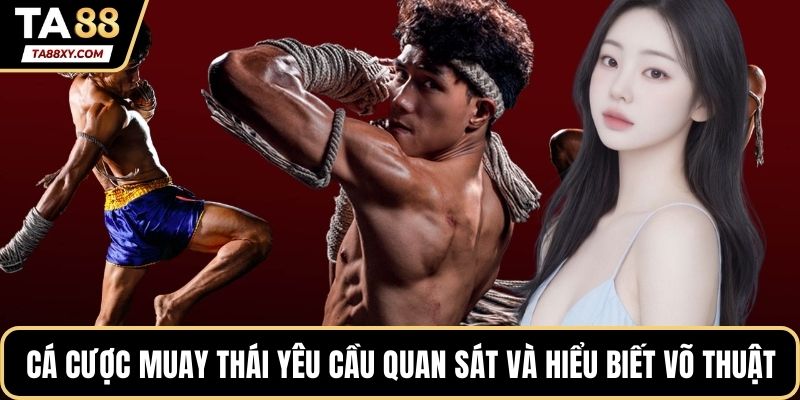 Cá cược Muay Thái yêu cầu sự quan sát và hiểu biết về võ thuật