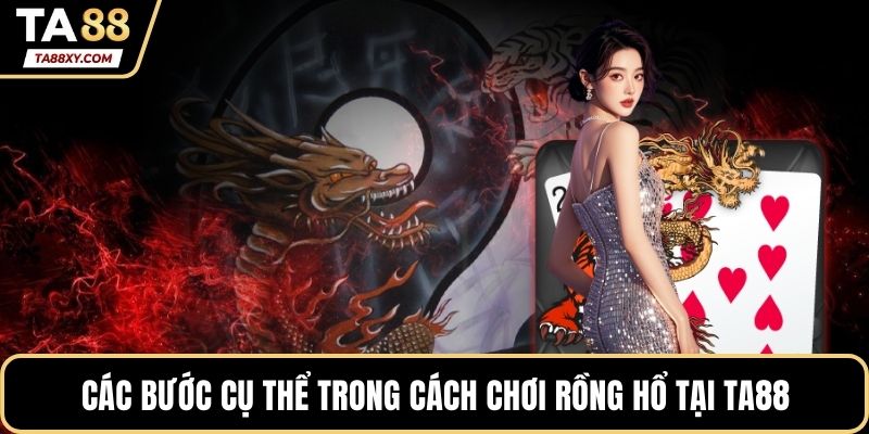 Các bước cụ thể trong cách chơi rồng hổ tại TA88