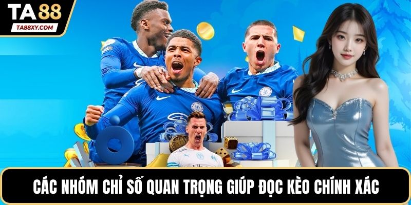 Các nhóm chỉ số quan trọng giúp đọc kèo bóng đá chính xác