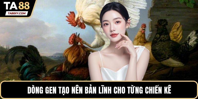 Dòng gen tạo nên bản lĩnh cho từng chiến kê